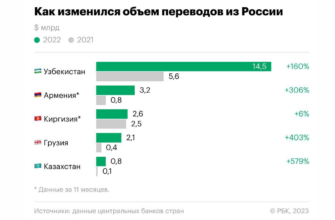 В прошедшем году были зафиксированы новые рекорды по объему денежных переводов физических лиц из России в соседние страны.
